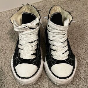 Black High Top Maison Mihara Yasuhiro